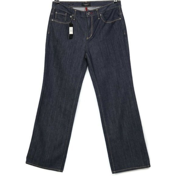 Talbots Flare Jeans‎ Dark Stretch 12 X 32 - Picture 1 of 10